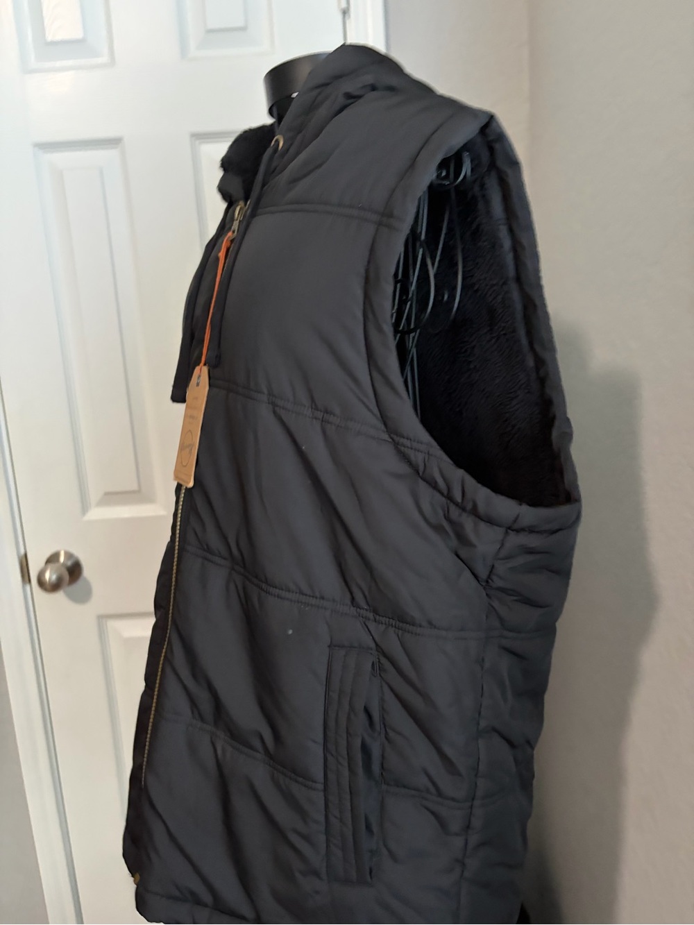 Merona Gray Fleece-Lined Vest